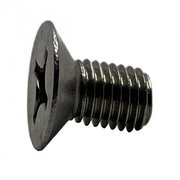 SUBURBAN BOLT AND SUPPLY 1/4"-20 x 4-1/2 in Phillips Flat Machine Screw, Plain Stainless Steel A2320160432F